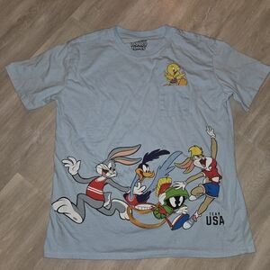 Warner Bros. Light Blue Looney Tunes Tee